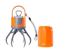 Tanakeji Pinza per escrementi, a sei artigli, con sacchetto della spazzatura, portatile, per cuccioli, animali domestici, per esterni, giardino, prato, passeggiate, campeggio, viaggio