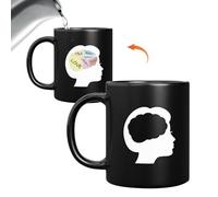 Tanakeji Tazze che cambiano colore - per il cambio di calore,Tazze per sublimazione, per il cambiamento di calore da caffè natalizia per colleghi, famiglia, migliore amico