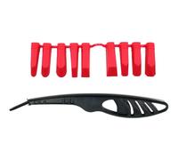 Tanakeji Utensile Raschietto Per Sigillante | Attrezzo Spatola Ergonomica 9 In 1 Per Vernice E Sigillante | Raschietto per la Rimozione del Silicone,Per Finestre In Vetro Doccia Cucina Bagno E Legno