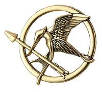 TANAMI Store Accessori per capelli Forniture per Hunger Games Mockingjay Spilla in bronzo Pin Badge Katniss Arrow Bird Replica Gioielli Accessori per capelli Regalo per donne e ragazze.