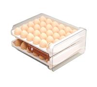Tanant Contenitore per Uova, Frigorifero, Porta Uova, Tipo a Cassetto, Organizer per Frigorifero, Cartone per Uova, Contenitore per Frutta e Verdura, Contenitore per Alimenti, per Cucina