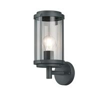 TANARO APPLIQUE DA ESTERNO FUSIONE DI ALLUMINIO ANTRACITE CON DIFFUSORE VETRO TR