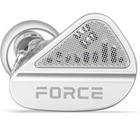 TANCHJIM X EFFECT AUDIO FORCE Auricolari Cablati Flagship 2DD 10mm+8.2mm, IEM 2Pin Rame UP-OCC Placcato Argento, Design Open-Back con Sfiati d'Aria, Leggeri, Bassa Distorsione - 3.5/4.4mm/Type-C