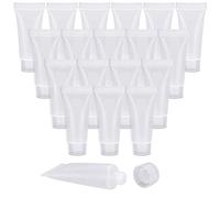 TANCUDER 30 Pcs Contenitori Vuoti per Cosmetici Multifunzioni 10 ml Tubi Vuoti Trasparenti da Viaggio Vuota Bottiglia Morbida Cosmetica Portabile per Shampo Crema Profumo (6.5 * 2.9 * 1.7cm)