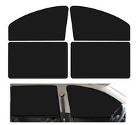 TANCUDER 4 Pz Tendine Parasole Magnetiche per Auto 80 * 50 cm Tende Magnetiche Anti-UV Auto Parasole Pieghevole Anteriore e Posteriore per Auto Universale per Lato Anteriore e Sedile Posteriore - Nero