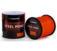 Tandem Baits 2x Steel Mono Fluo Filo Da Pesca Lenza Da Pesca Pescare Canne Da Pesca Canne Da Carpa Filo Di Nylon Accessori Per La Carpa Pesca Attrezzatura Da Pesca Arancio 1200 m/0,35 mm