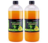 Tandem Baits Attrattivo per Pesci Esca Booster Liquido Attrattore Euro Booster XXL Set da 2 Pezzi 1 L Mega Tutti Frutti