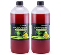 Tandem Baits Attrattivo per Pesci Esca Booster Liquido Attrattore Euro Booster XXL Set da 2 Pezzi 1 L Larva di Zanzara