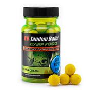 Tandem Baits Boilie di Pesca Esche da Amo Galleggianti Pop Up Zig Rig Chod Rig Carp Food Perfection Mini Pop-Up 12 mm 30 g Crema di Banana