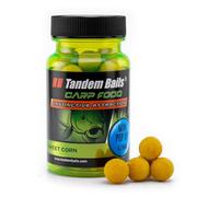 Tandem Baits Boilie di Pesca Esche da Amo Galleggianti Pop Up Zig Rig Chod Rig Carp Food Perfection Mini Pop-Up 12 mm 30 g Mais Dolce