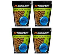 Tandem Baits Boilies Carpfishing Boilies da Carpa Proteiche Carp Food Boilies Set da 4 Pezzi 18 mm 1 kg Succo di Ananas