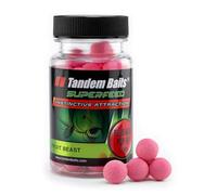 Tandem Baits Boilies da Carpa Pastura da Carpa Boilies Carpfishing SuperFeed Fluo Mini Pop Up 12 mm 30 g Bestia Fruttata