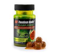 Tandem Baits Carp Food Mini Boosted Hookers Vaniglia & Crema | Carpfishing Pesche Pesca Accessori | Alimentatore per la Pesca Carpa | Pesca Accessori alla Carpa 12mm 50g
