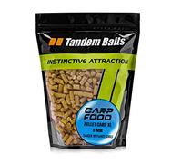 Tandem Baits Carp Food XL Pellet Natural Noce di Tigre Pellet per Carpe Pesca al Cavedano Senza Sforzo Esche per La Pesca Accessori per La Pesca Mangime da Pesca 8 mm 1 kg