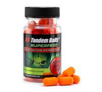 Tandem Baits Dumbells da Innesco per La Pesca alla Carpa Carpfishing SuperFeed Fluo Mini Dumbells Floating 30 g Salmone Grasso E Caviale