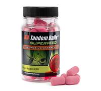 Tandem Baits Dumbells da Innesco per La Pesca alla Carpa Carpfishing SuperFeed Fluo Mini Dumbells Floating 30 g Bestia Fruttata