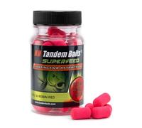 Tandem Baits Dumbells da Innesco per La Pesca alla Carpa Carpfishing SuperFeed Fluo Mini Dumbells Floating 30 g Chili E Robin Red