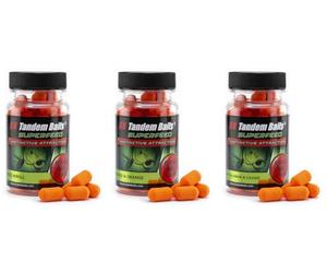 Tandem Baits Dumbells da Innesco per La Pesca alla Carpa Carpfishing SuperFeed Fluo Mini Dumbells Floating Set da 3 Pezzi 30 g Mix di Sapori Pesce