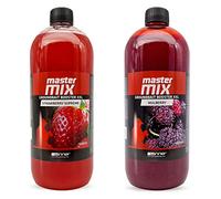 Tandem Baits Master Mix Groundbait Booster XXL Frutta Mix Attractant per Carpe Esche per la Pesca Attirante Esca per Pesci Accessori per la Pesca alla Carpa Esche da Pesca 2 x 1000 ml