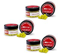 Tandem Baits Method Feeder Fluo Pop-up Micro Boilies Esche per Carpe Esche per per la Pesca della Carpa Accessori per Carpe Mix di Sapori Dolce 8 mm 4 x 20 g