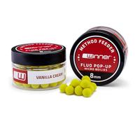 Tandem Baits Method Feeder Fluo Pop-up Micro Boilies Esche per Carpe Esche per per la Pesca della Carpa Accessori per Carpe Crema alla Vaniglia 8mm 20g