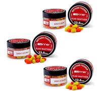 Tandem Baits Method Feeder Fluo Wafters Mix Gusto Dolce Carpa Pesca Esche 3X 20 g