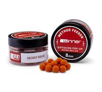 Tandem Baits Method Feeder MF Diffusion Micro Boilies 8x20mm Calamaro Segreto Esca per Carpe Pesca Esche da Pesca
