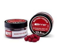 Tandem Baits MF Diffusion Micro Chunks Halibut Mostro Pop Up per Carpe da 8 mm 20 g Esca Pesca Esche per la Carpa