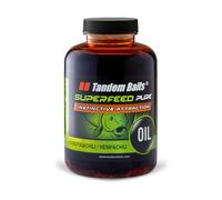 Tandem Baits Olio Attrattivo per Carpe Pastura da Carpa SuperFeed Pure Oil 500 ml Canapa E Chilli