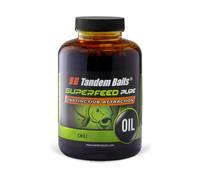 Tandem Baits Olio Attrattivo per Carpe Pastura da Carpa SuperFeed Pure Oil 500 ml Olio al Chilli
