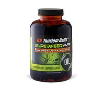 Tandem Baits Olio Attrattivo per Carpe Pastura da Carpa SuperFeed Pure Oil 500 ml Salmone E Chilli