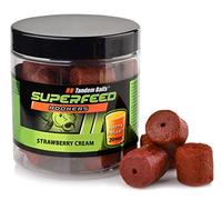Tandem Baits Pellet da Innesco per Carpe Granulato da Innesco Grasso SuperFeed Hook Fatty Pellet 20 mm 150 g Fragola Cremosa
