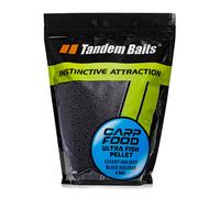 Tandem Baits Pellet ultra fish CF-5 kg-Halibut Nero 6 mm
