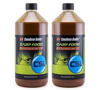 Tandem Baits Set di 2 Carp Food CSL Mix di Pesce | Carpfishing Pesche Pesca Accessori | Alimentatore per la Pesca Carpa | Aroma Inenso | Pesca Accessori alla Carpa 1000ml