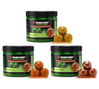 Tandem Baits Set di 3 Carp Food Boosted Hookers Mix di Gusta No 2 | Carpfishing Pesche Pesca Accessori | Alimentatore per la Pesca Carpa | Pesca Accessori alla Carpa 18mm 300g