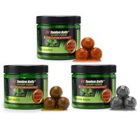Tandem Baits Set di 3 Carp Food Boosted Hookers Mix di Gusta No 3 | Carpfishing Pesche Pesca Accessori | Alimentatore per la Pesca Carpa | Pesca Accessori alla Carpa 18mm 300g