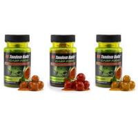 Tandem Baits Set di 3 Carp Food Mini Boosted Hookers Mix di Gusta No 2 | Carpfishing Pesche Pesca Accessori | Alimentatore per la Pesca Carpa | Pesca Accessori alla Carpa 12mm 50g