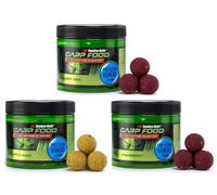 Tandem Baits Set di 3 Carp Food Perfection Hookers Mix di Frutta | Carpfishing Pesche Pesca Accessori | Alimentatore per la Pesca Carpa | Pesca Accessori alla Carpa 18mm 120g