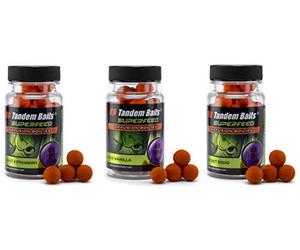 Tandem Baits Set di 3 SuperFeed Mini Diffusion Pop-Up Flavour Mix | Carpfishing Accessori | Alimentatore per la Pesca alla Carpa | Pop-ups 12mm 30g
