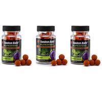 Tandem Baits Set di 3 SuperFeed Mini Diffusion Pop-Up Flavour Mix Robin Red | Pop-ups | Carpfishing Pesche Pesca Accessori | Alimentatore per la Pesca Carpa | Pesca Accessori alla Carpa 12mm 30g