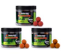 Tandem Baits Set di 3 SuperFeed Pure Wafters Flavour Mix Ash | Pop-ups | Carpfishing Pesche Pesca Accessori | Alimentatore per la Pesca Carpa | Pesca Accessori alla Carpa 15mm 70g