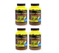 Tandem Baits Set di 4 Carp Food Attract Booster Flavour Mix Fish Carpfishing Pesche Alimentatore per la Pesca Carpa Aroma Inenso 300ml
