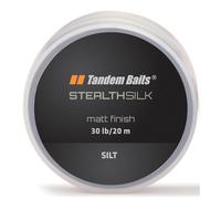 Tandem Baits Stealth Silk Intrecciato, Lenza da Pesca Carpfishing, Filo Intrecciato Marrone Scuro 30 lb 20 m