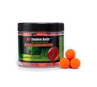 Tandem Baits SuperFeed Fluo Pop-Up Fat Salmon & Caviar, Pop-ups, Carpfishing Pesche Pesca Accessori, Alimentatore per la Pesca Carpa, Pesca Accessori alla Carpa 16mm 70g