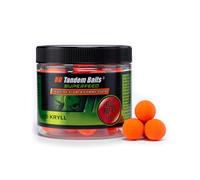 Tandem Baits SuperFeed Fluo Pop-Up Red Krill, Pop-ups, Carpfishing Pesche Pesca Accessori, Alimentatore per la Pesca Carpa, Pesca Accessori alla Carpa 16mm 70g