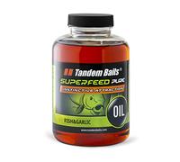 Tandem Baits SuperFeed Olio Puro di Pesce E Aglio Attrattore per Carpe Esca per Pesca al Cavedano Senza Sforzo Accessori per La Pesca Mangime da Pesca 500ml