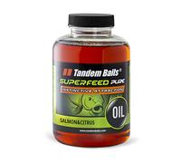Tandem Baits SuperFeed Olio Puro Salmone & Agrumi Attrattore per Carpe Esca per Pesca al Cavedano Senza Sforzo Accessori per La Pesca Mangime da Pesca 500ml