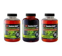 Tandem Baits SuperFeed Olio Puro Salmone Attrattore per Carpe Esca per Pesca al Cavedano Senza Sforzo Accessori per La Pesca Mangime da Pesca Mix 3 Pezzi