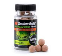 Tandem Baits SuperFeed Pure Wafters Squid & Chilli | Pop-ups | Carpfishing Pesche Pesca Accessori | Alimentatore per la Pesca Carpa | Pesca Accessori alla Carpa 12mm 30g