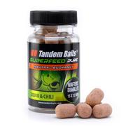 Tandem Baits SuperFeed Pure Wafters Squid & Chilli | Pop-ups | Carpfishing Pesche Pesca Accessori | Alimentatore per la Pesca Carpa | Pesca Accessori alla Carpa 15/12mm 30g